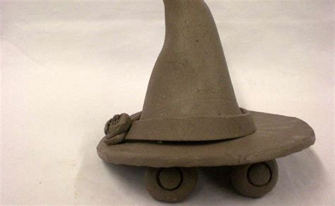 Fired clay witch hat